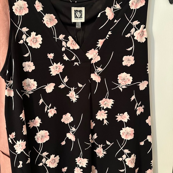 Sleeveless floral jersey top - Picture 3 of 4